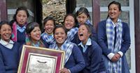 Opening of school in Nepal by Himalayan Trust UK